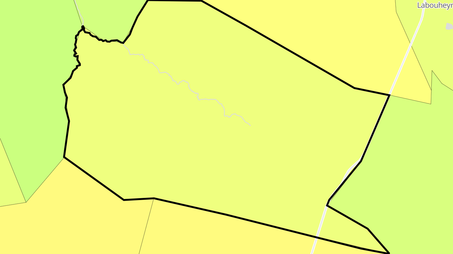 Carte des prix de l'immobilier Escource