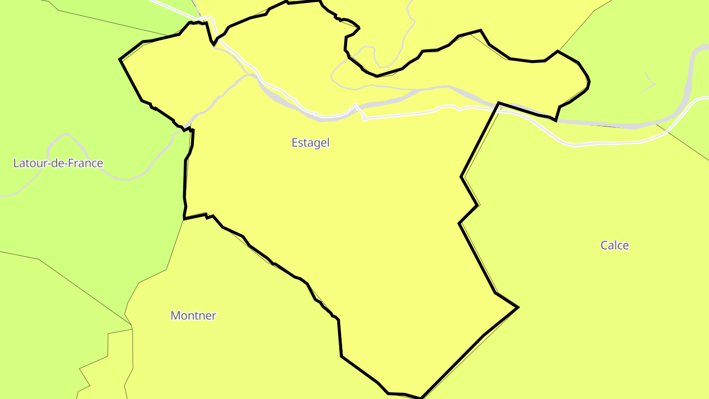Carte des prix de l'immobilier Estagel