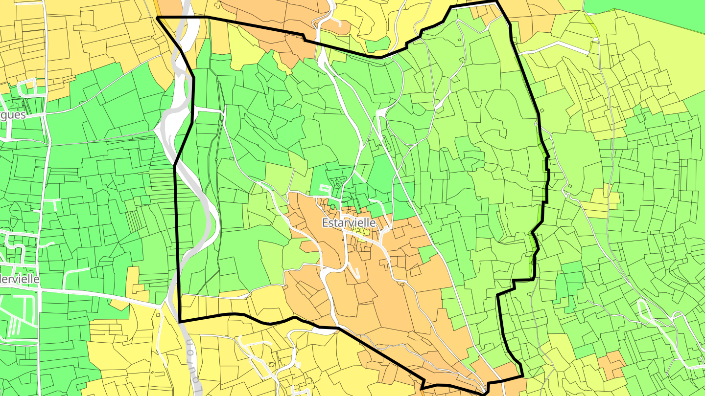 Carte des prix de l'immobilier Estarvielle