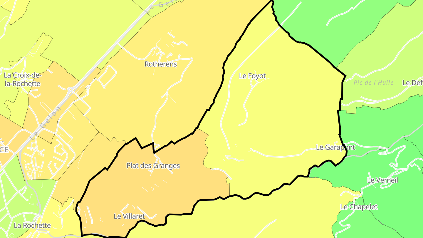 Carte des prix de l'immobilier Étable
