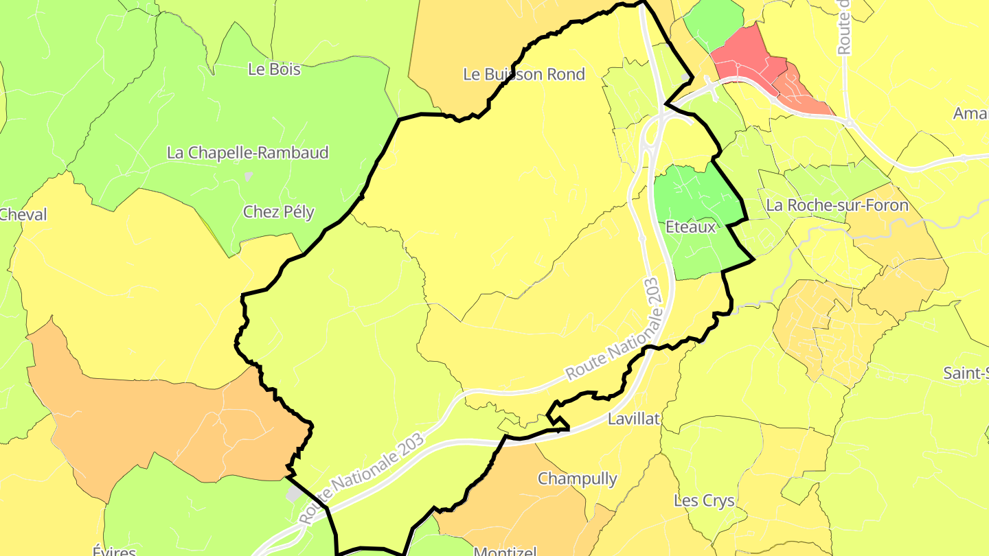 Carte des prix de l'immobilier Etaux