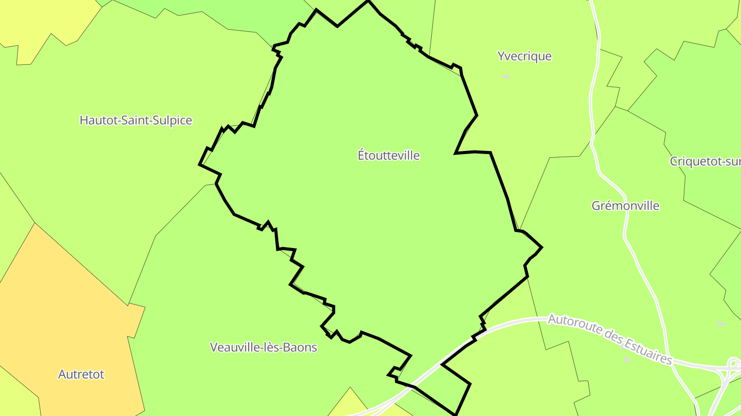 Carte des prix de l'immobilier Étoutteville