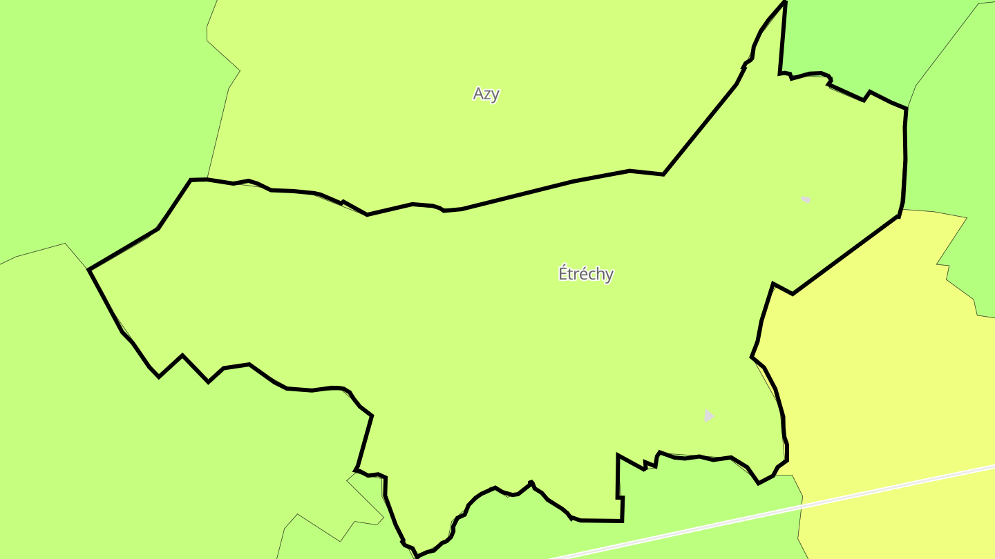 Carte des prix de l'immobilier Étréchy