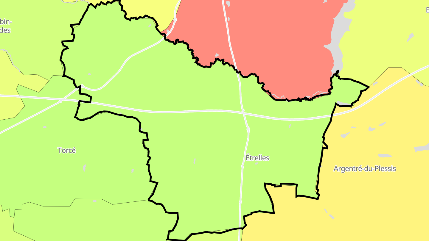 Carte des prix de l'immobilier Étrelles