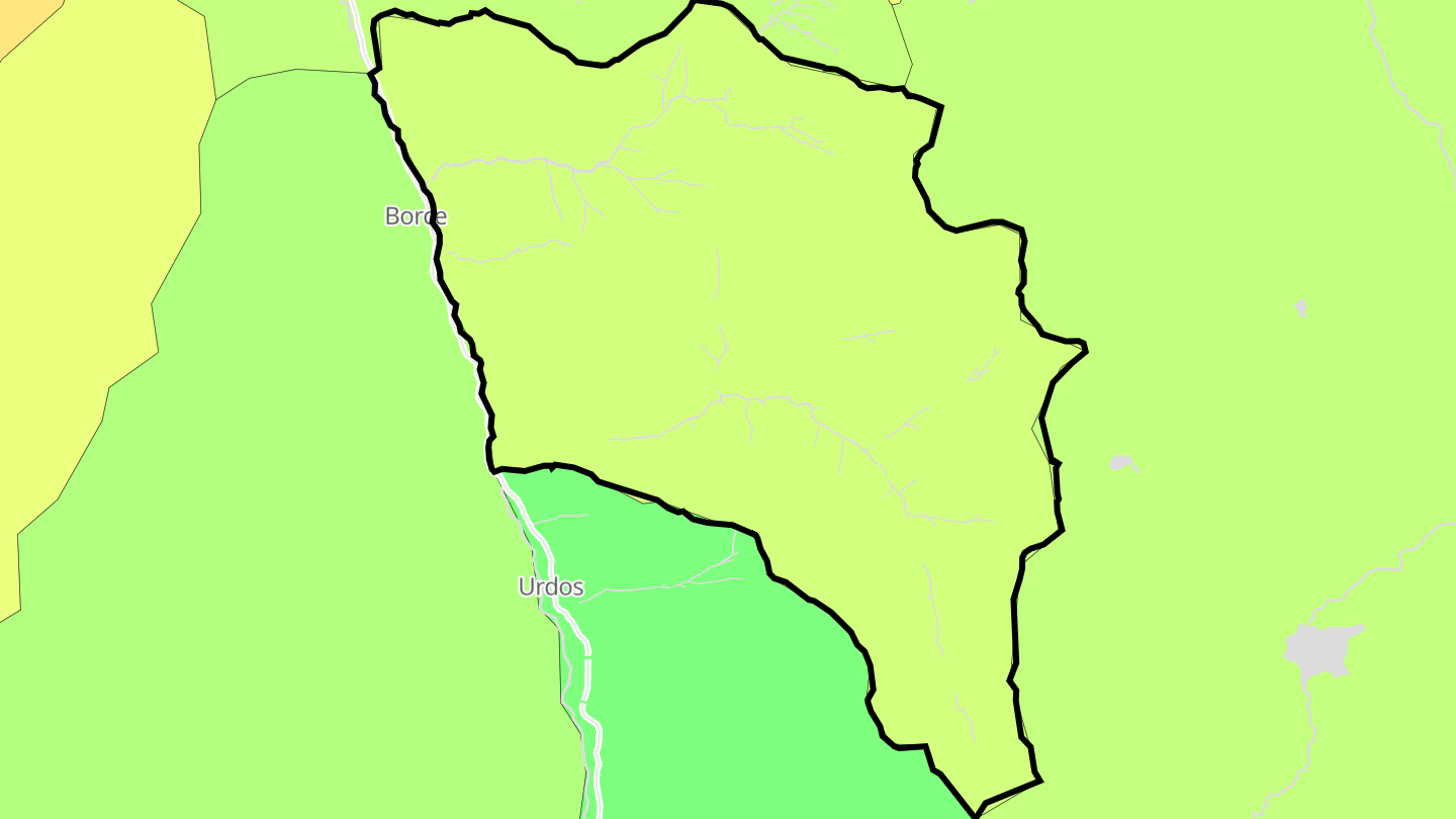 Carte des prix de l'immobilier Etsaut