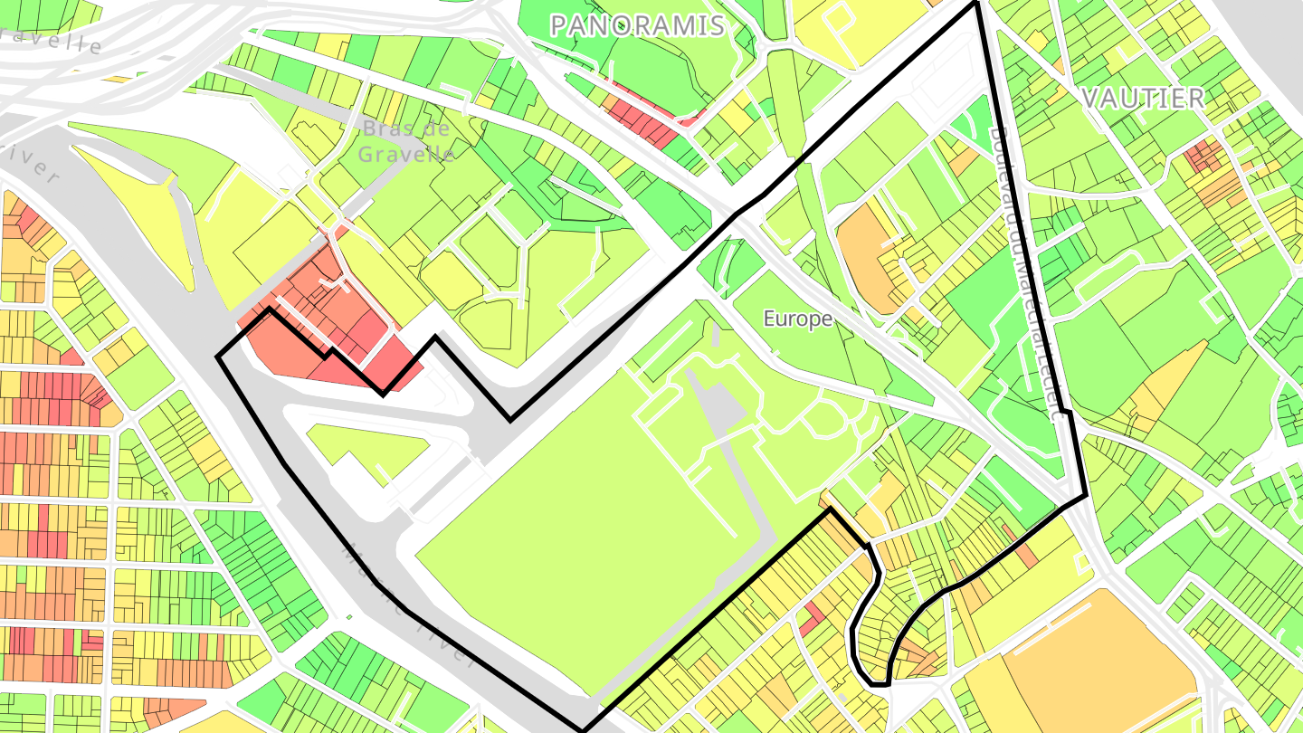 Carte des prix de l'immobilier Europe