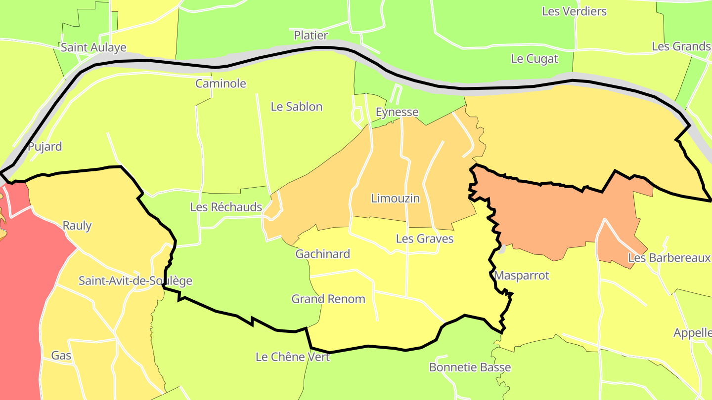 Carte des prix de l'immobilier Eynesse