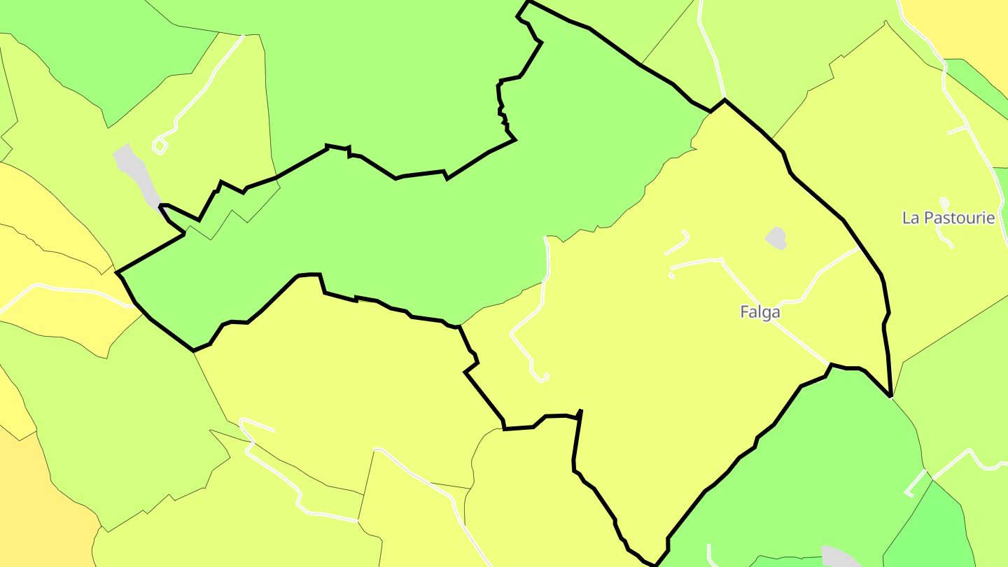 Carte des prix de l'immobilier Falga