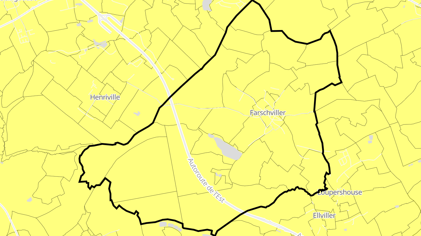 Carte des prix de l'immobilier Farschviller