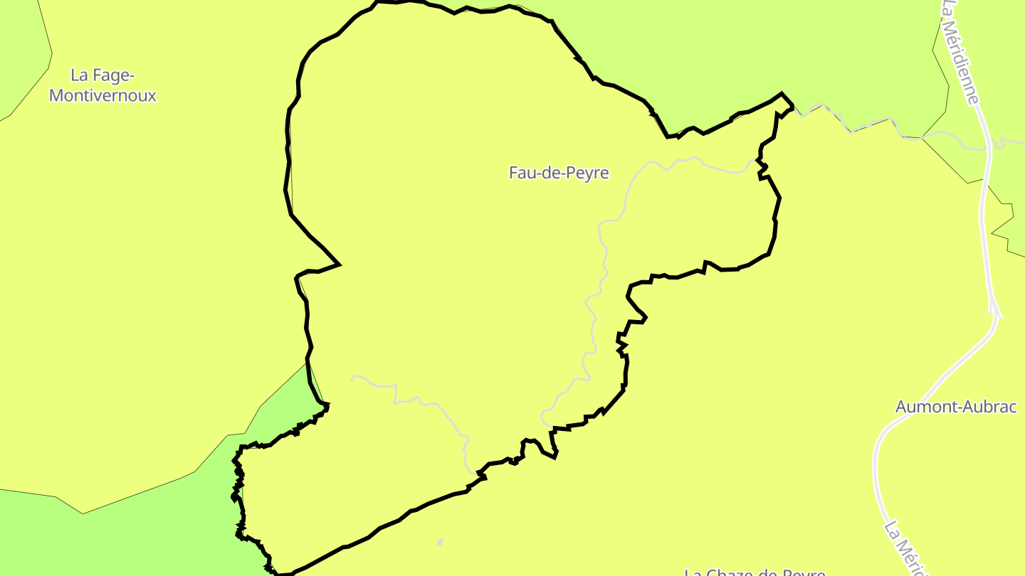 Carte des prix de l'immobilier Fau-de-Peyre