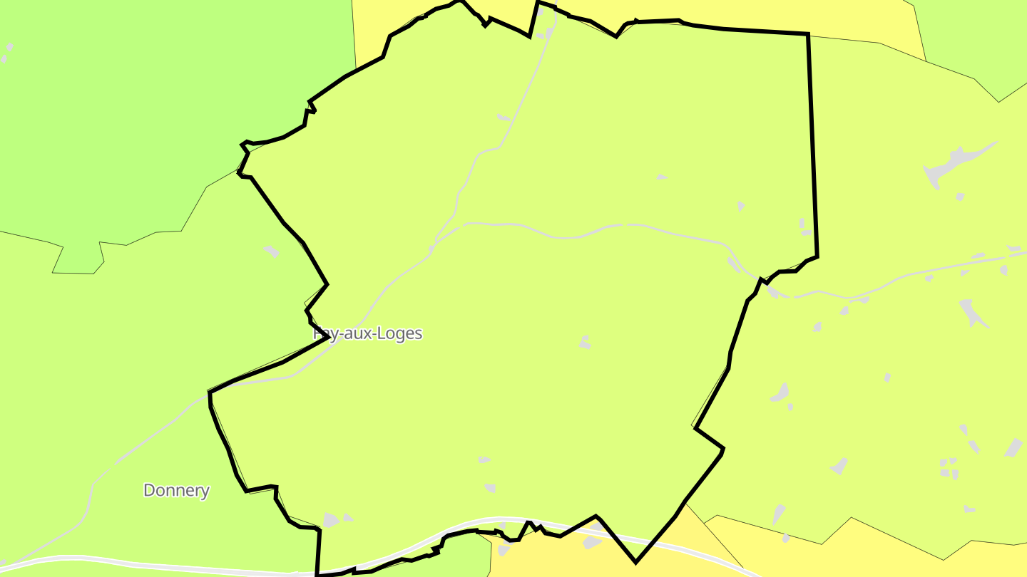 Carte des prix de l'immobilier Fay-aux-Loges