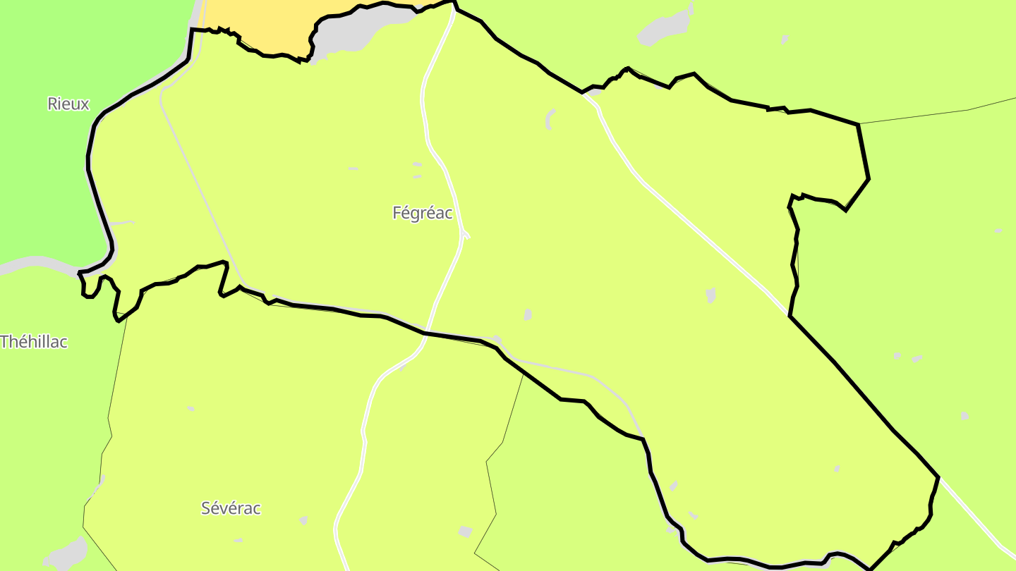 Carte des prix de l'immobilier Fégréac