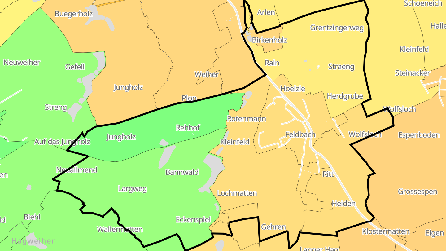 Carte des prix de l'immobilier Feldbach