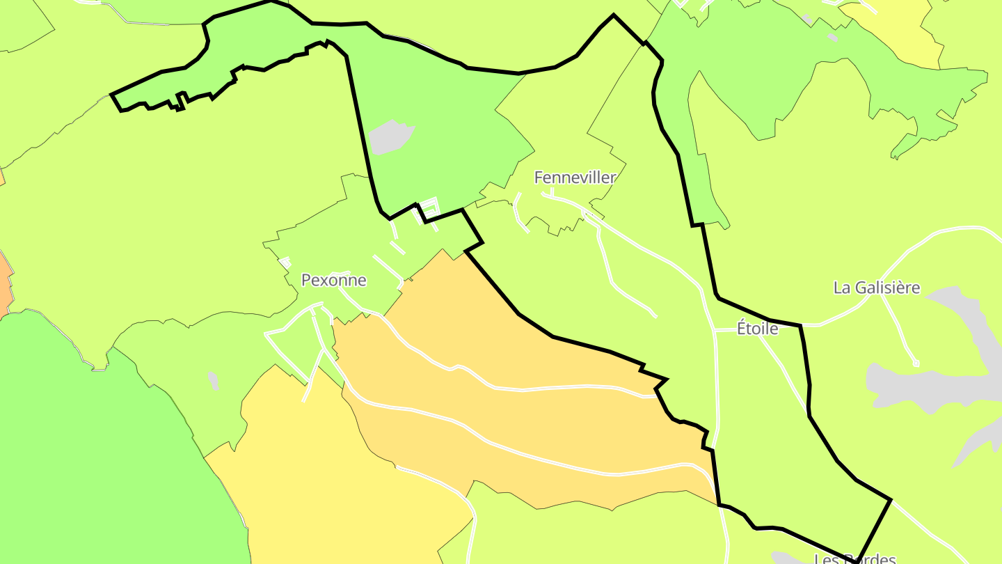 Carte des prix de l'immobilier Fenneviller