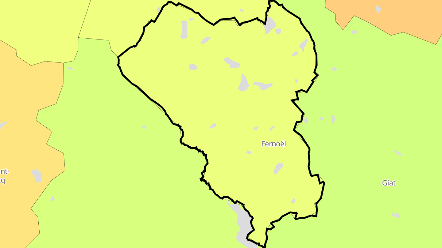 Carte des prix de l'immobilier Fernoël