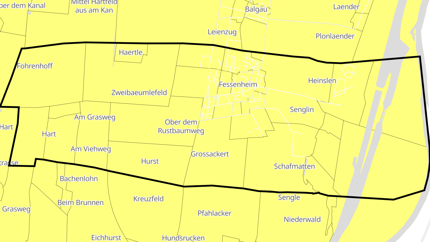 Carte des prix de l'immobilier Fessenheim