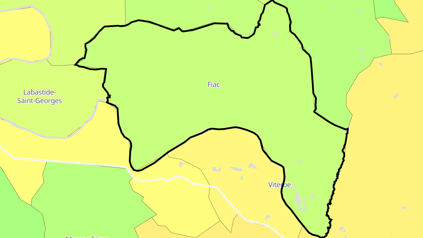Carte des prix de l'immobilier Fiac