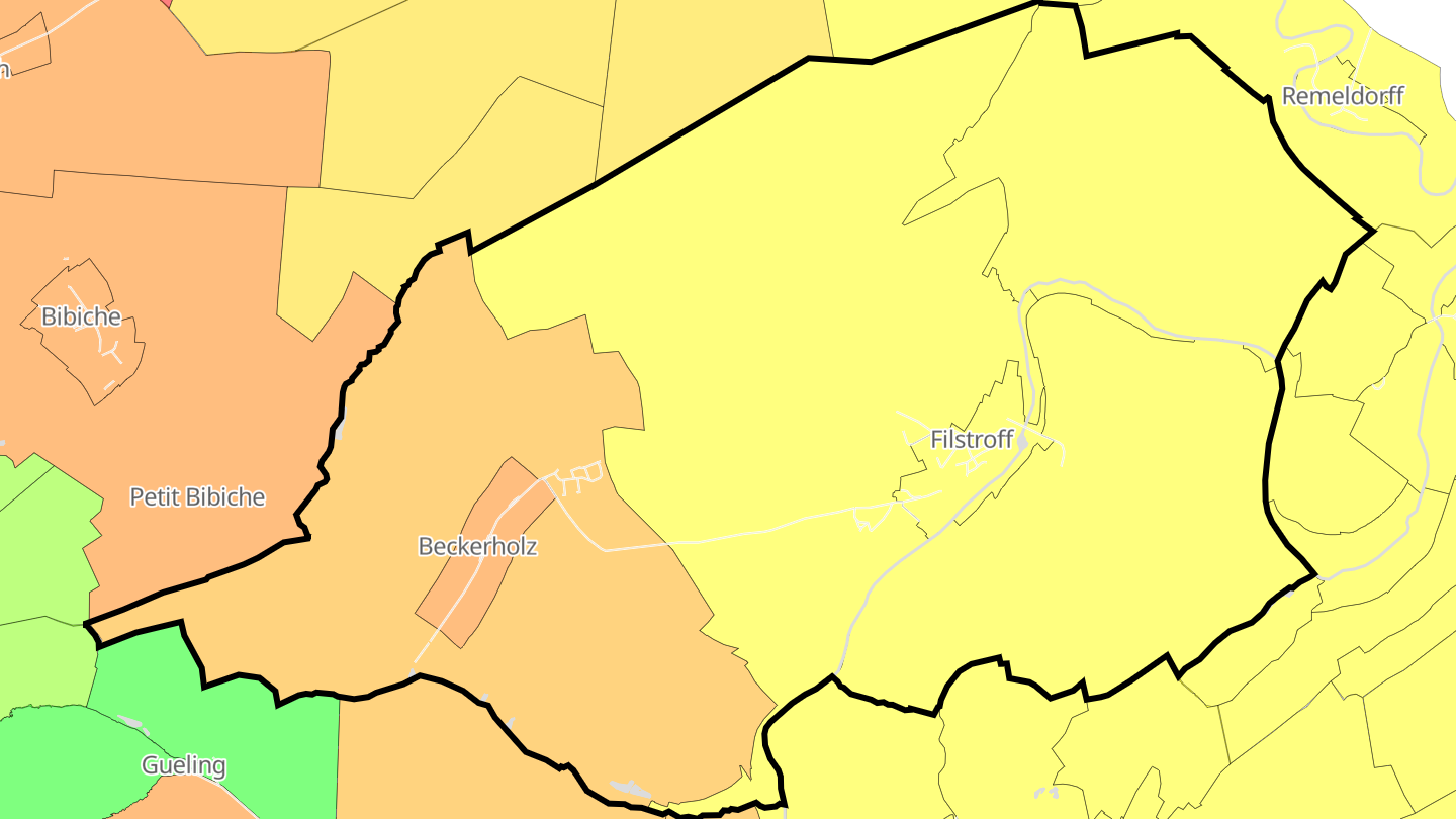 Carte des prix de l'immobilier Filstroff