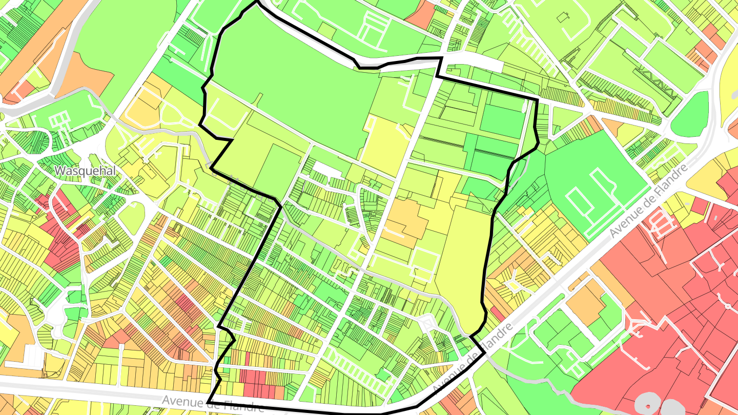 Carte des prix de l'immobilier Flers-Breucq