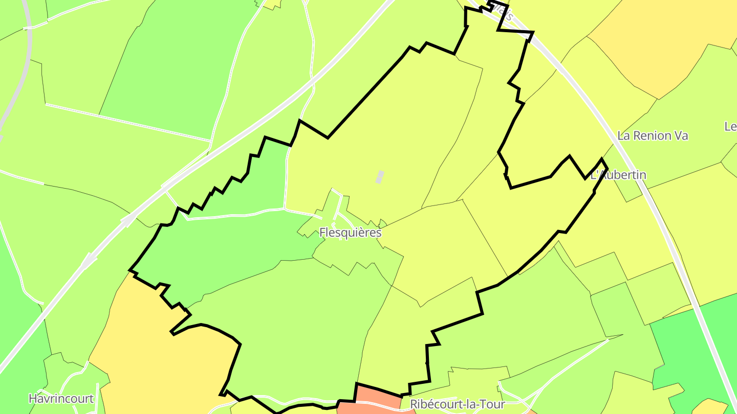 Carte des prix de l'immobilier Flesquières