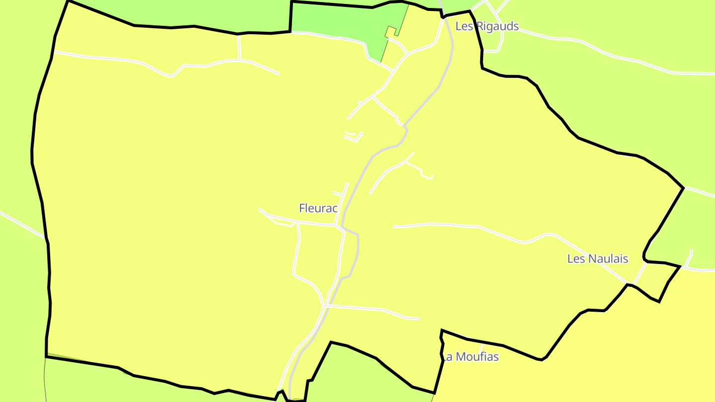 Carte des prix de l'immobilier Fleurac
