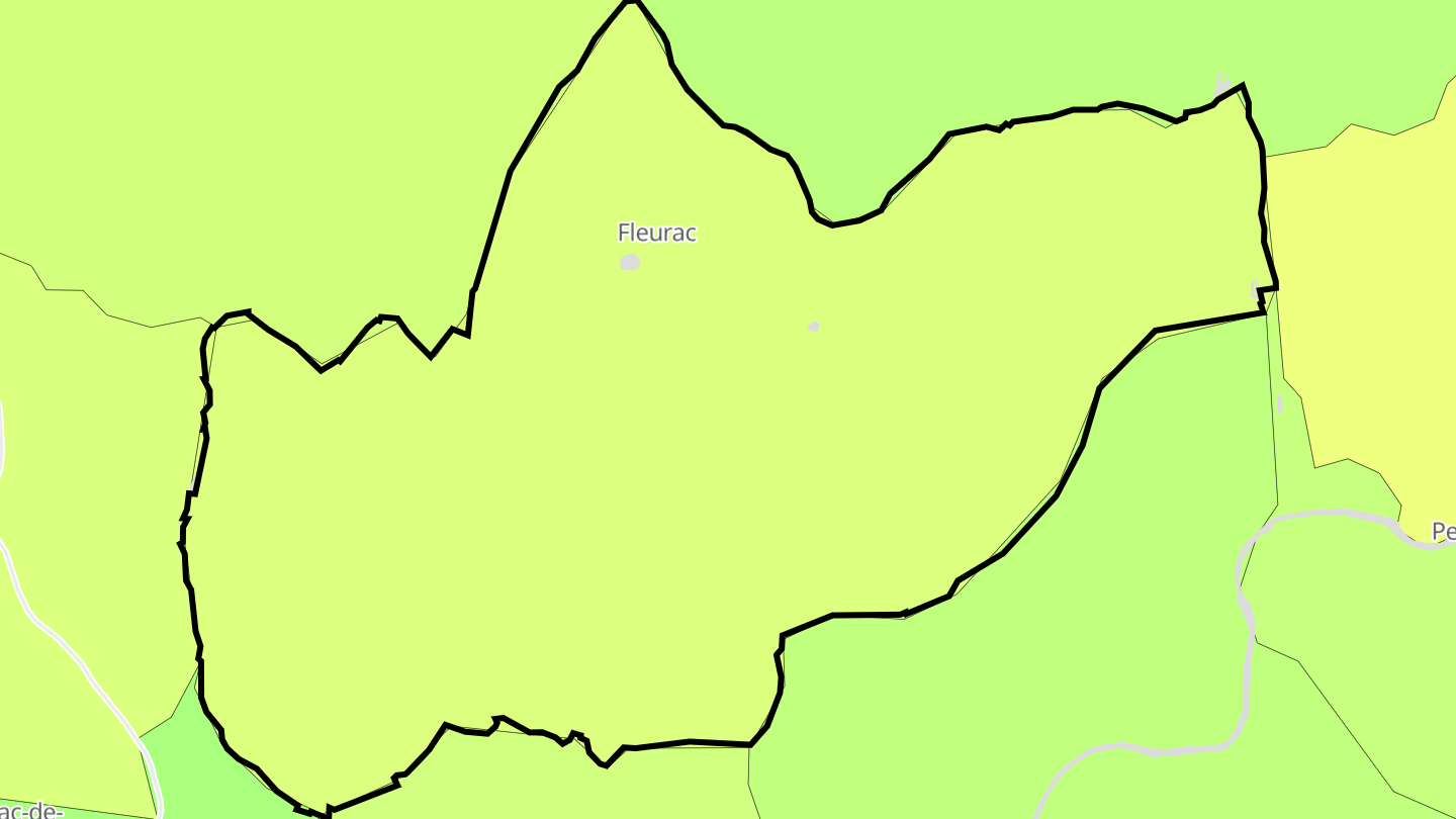 Carte des prix de l'immobilier Fleurac