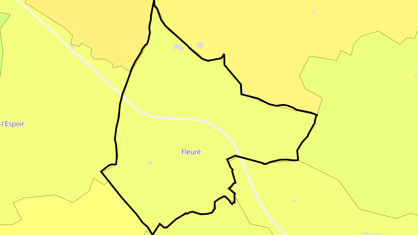 Carte des prix de l'immobilier Fleuré