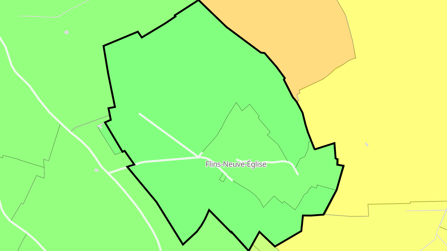 Carte des prix de l'immobilier Flins-Neuve-Église