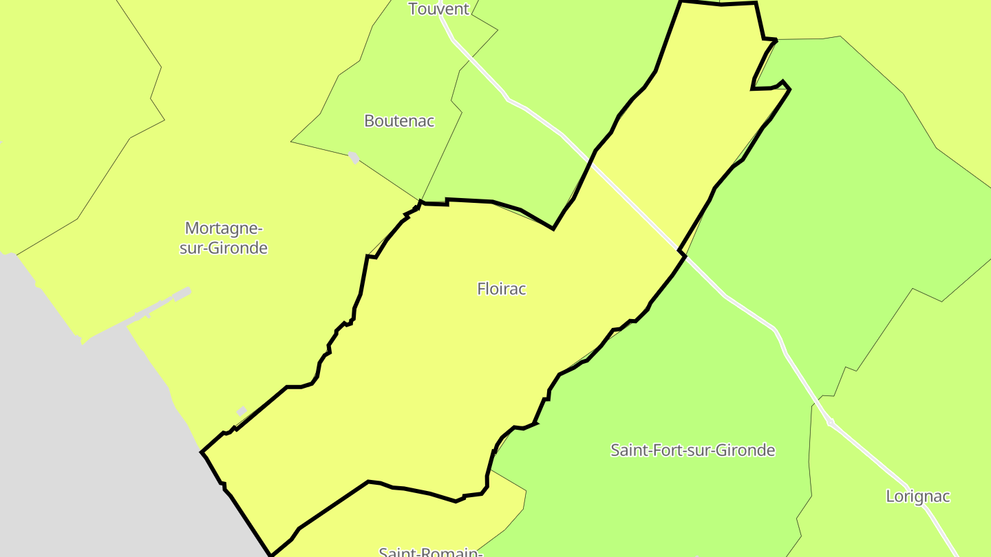 Carte des prix de l'immobilier Floirac