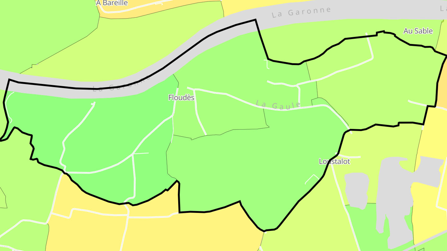 Carte des prix de l'immobilier Floudès