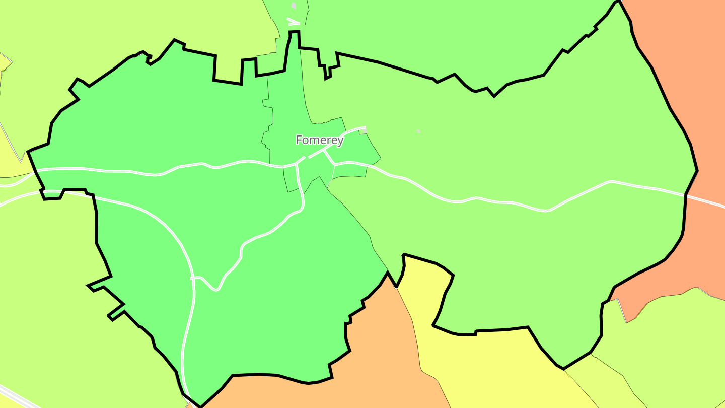 Carte des prix de l'immobilier Fomerey