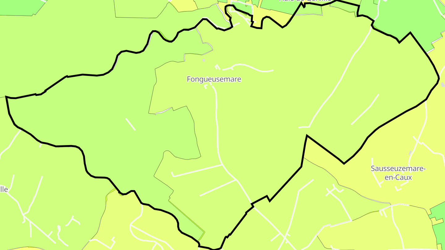 Carte des prix de l'immobilier Fongueusemare