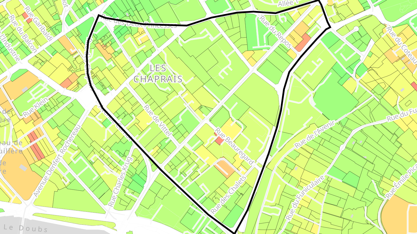 Carte des prix de l'immobilier Fontaine Argent
