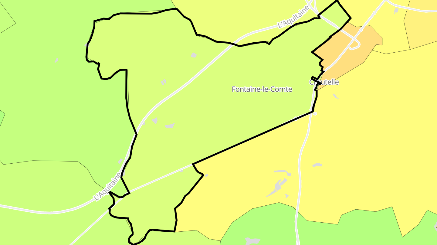 Carte des prix de l'immobilier Fontaine-le-Comte
