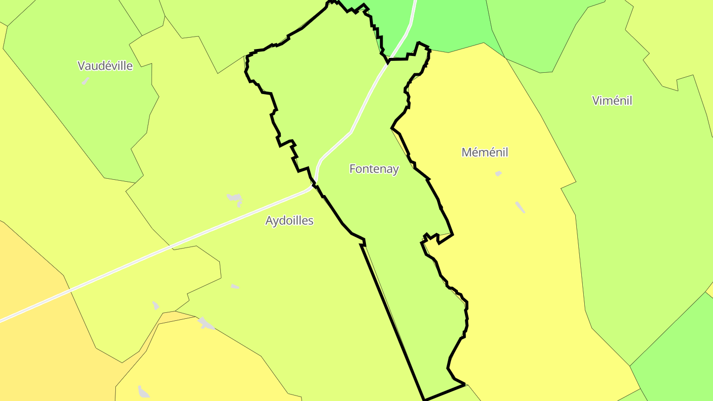 Carte des prix de l'immobilier Fontenay