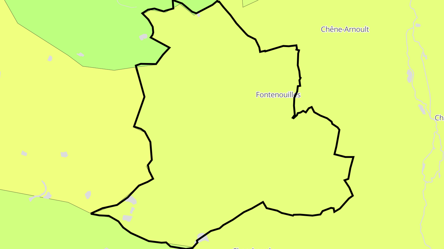Carte des prix de l'immobilier Fontenouilles
