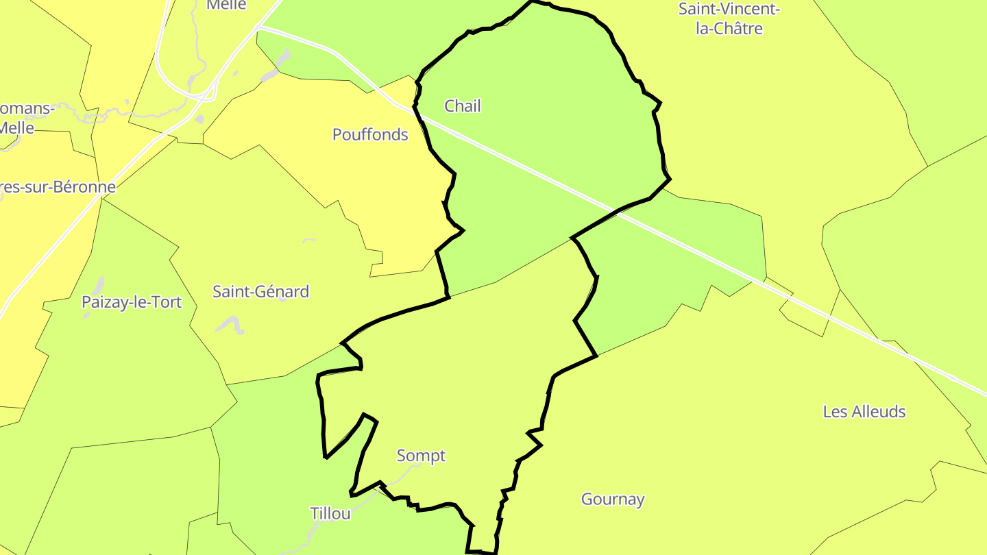 Carte des prix de l'immobilier Fontivillié