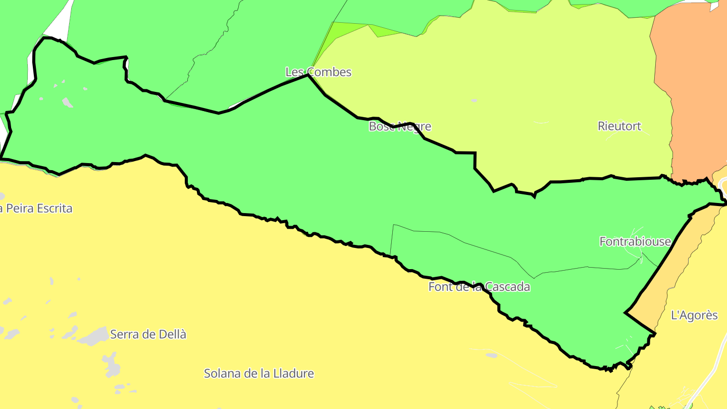 Carte des prix de l'immobilier Fontrabiouse