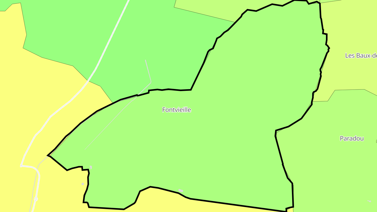 Carte des prix de l'immobilier Fontvieille