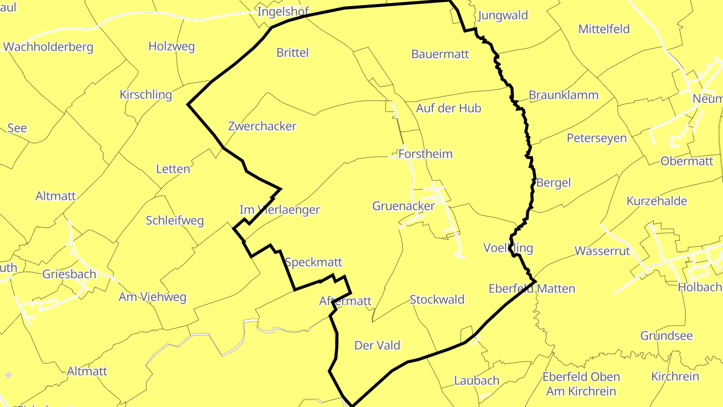 Carte des prix de l'immobilier Forstheim