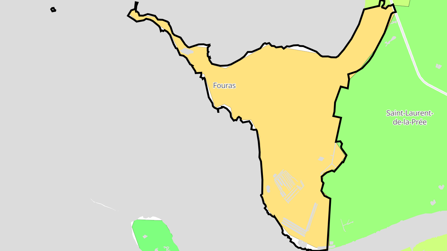 Carte des prix de l'immobilier Fouras
