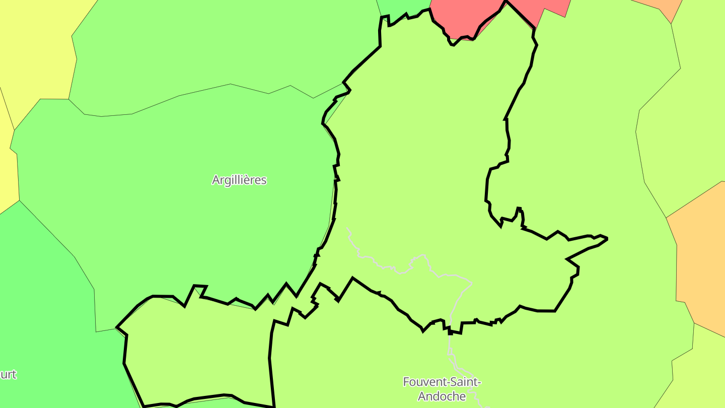 Carte des prix de l'immobilier Fouvent-le-Bas