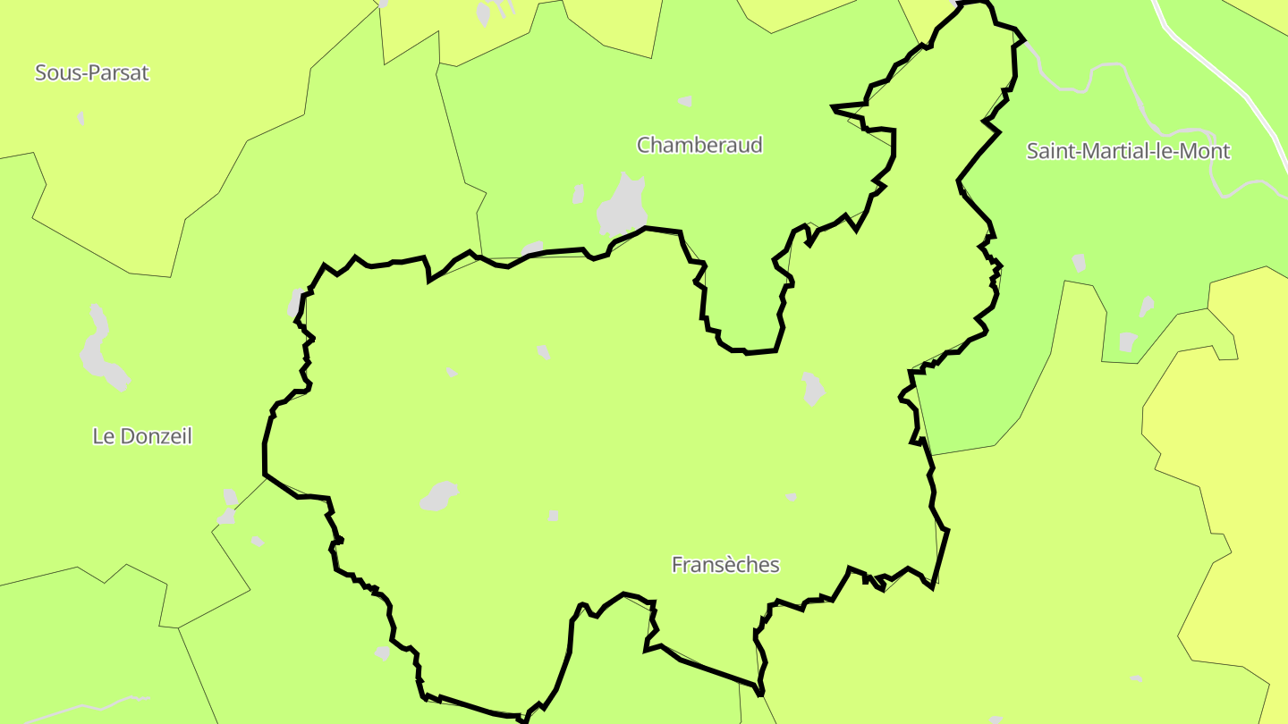 Carte des prix de l'immobilier Fransèches