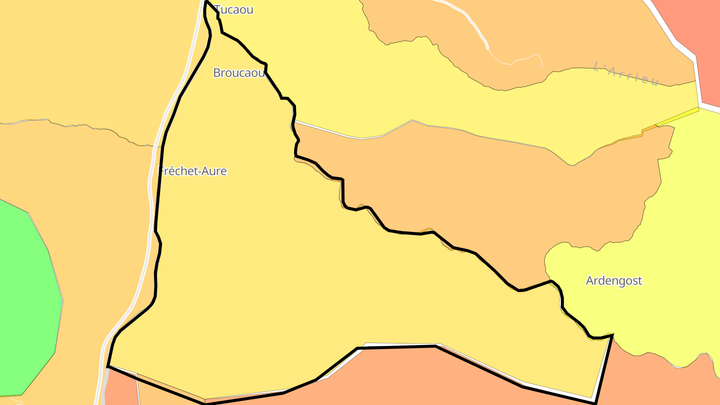 Carte des prix de l'immobilier Fréchet-Aure