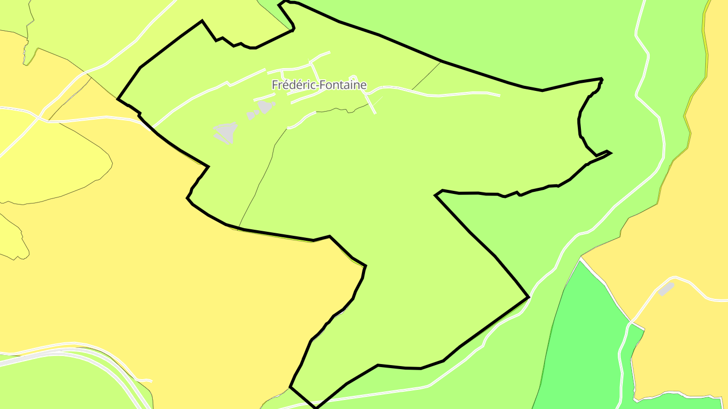 Carte des prix de l'immobilier Frédéric-Fontaine