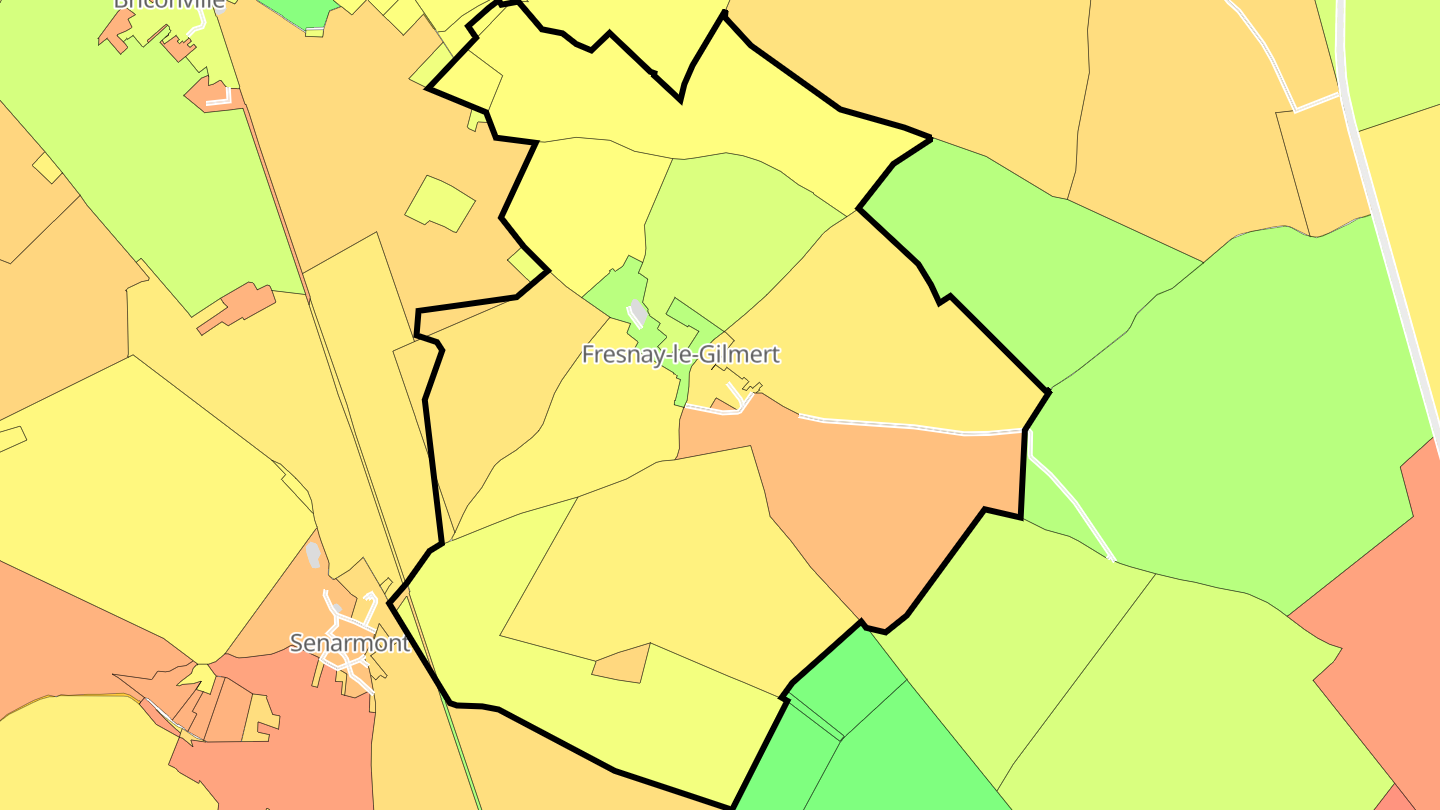 Carte des prix de l'immobilier Fresnay-le-Gilmert