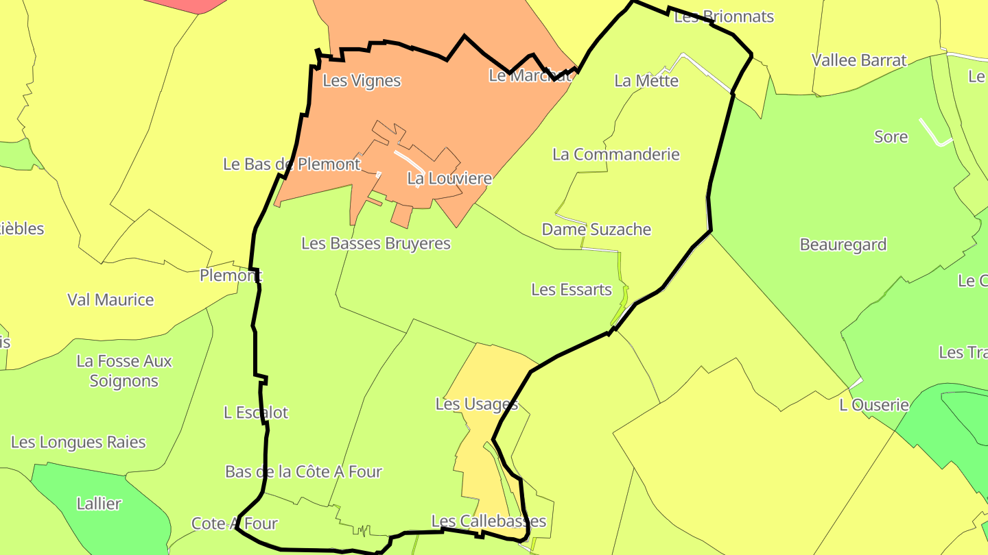 Carte des prix de l'immobilier Fresnay