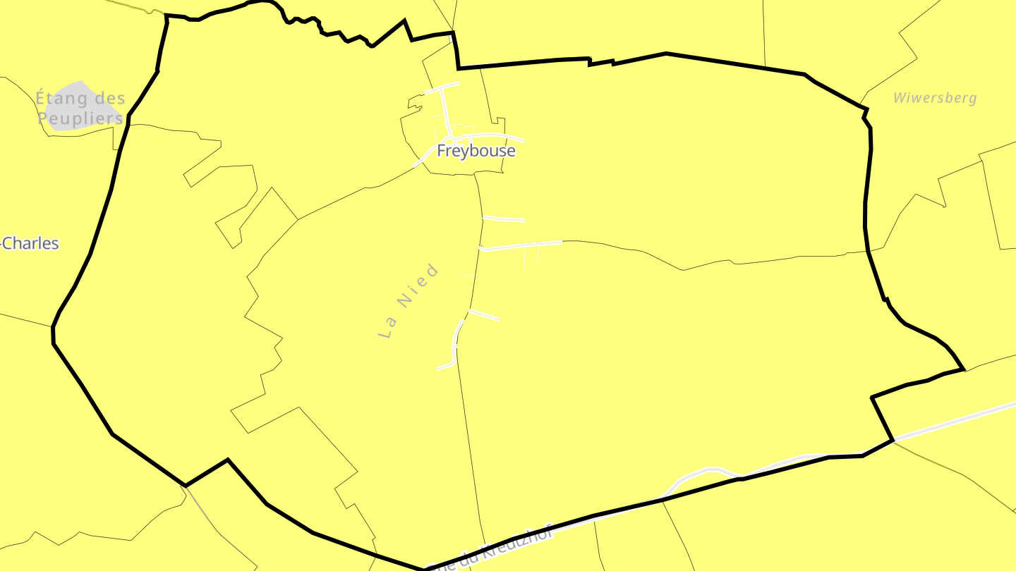 Carte des prix de l'immobilier Freybouse