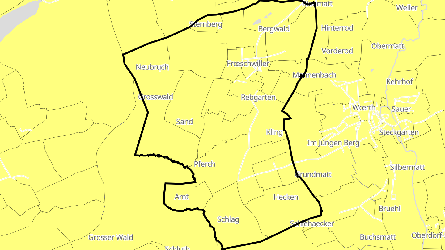 Carte des prix de l'immobilier Frœschwiller