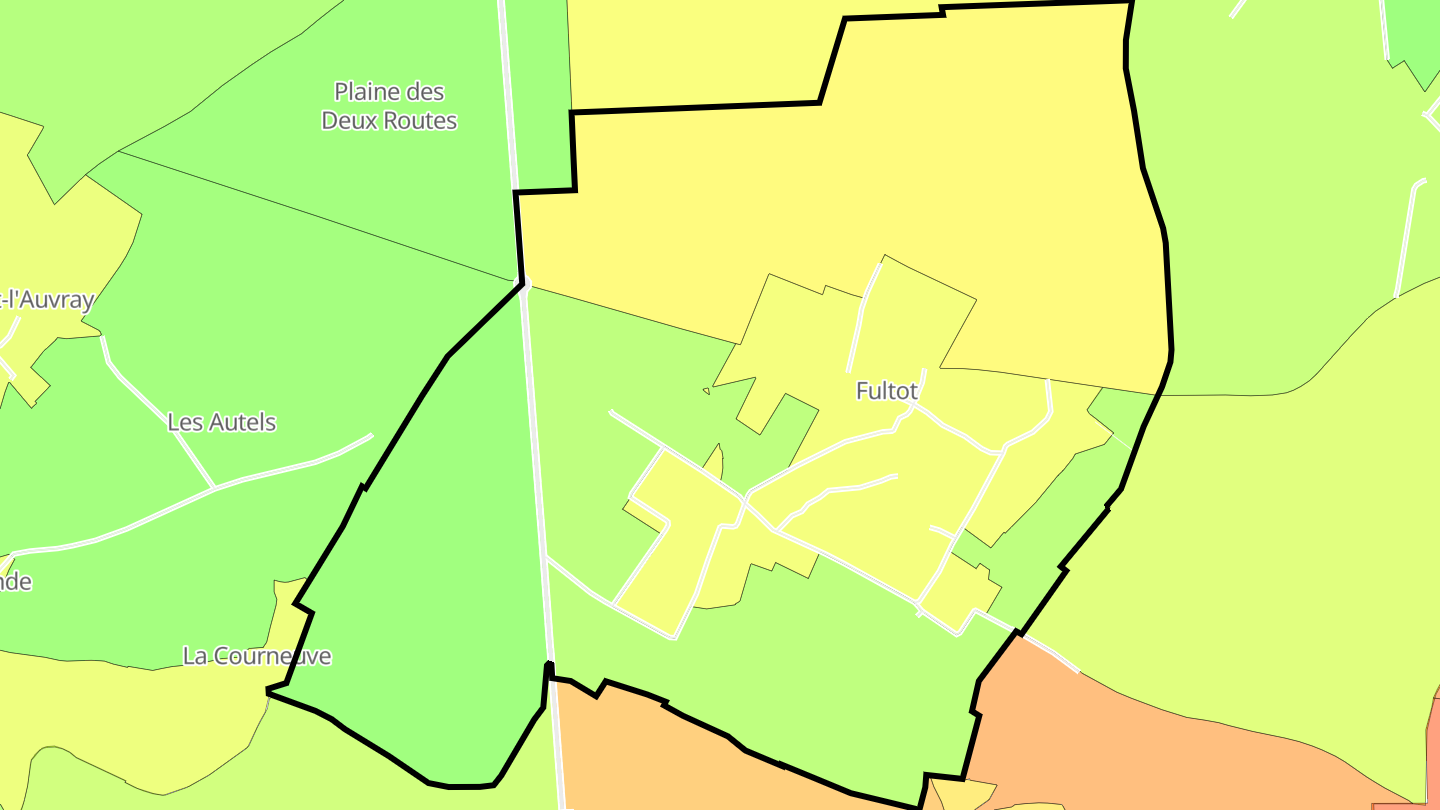 Carte des prix de l'immobilier Fultot